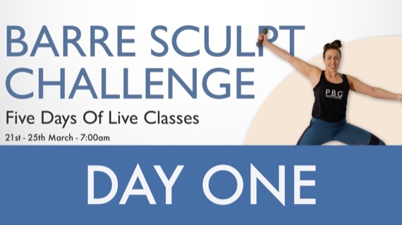 Barre Sculpt Challenge - Day 1 from Pilates By Georgia